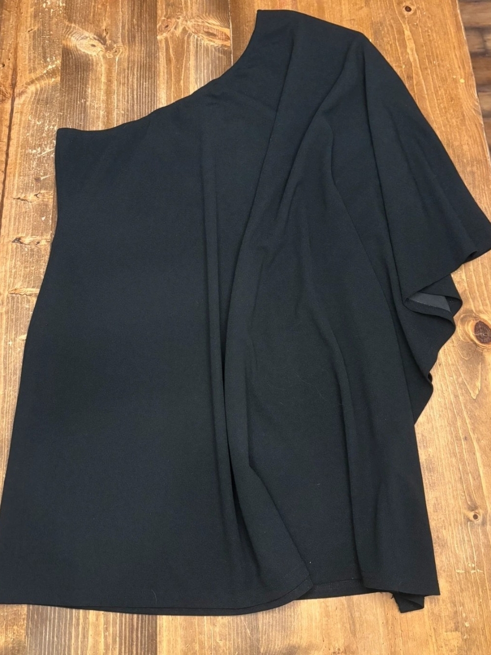 Women’s Black One-Shoulder Dress